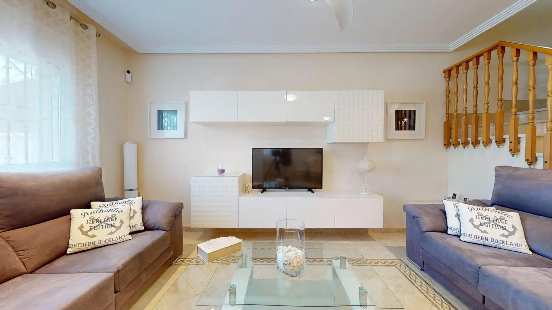Living room of Detached homes for sale in Pilar de la Horadada  with Air Conditioner, Terrace and Community pool