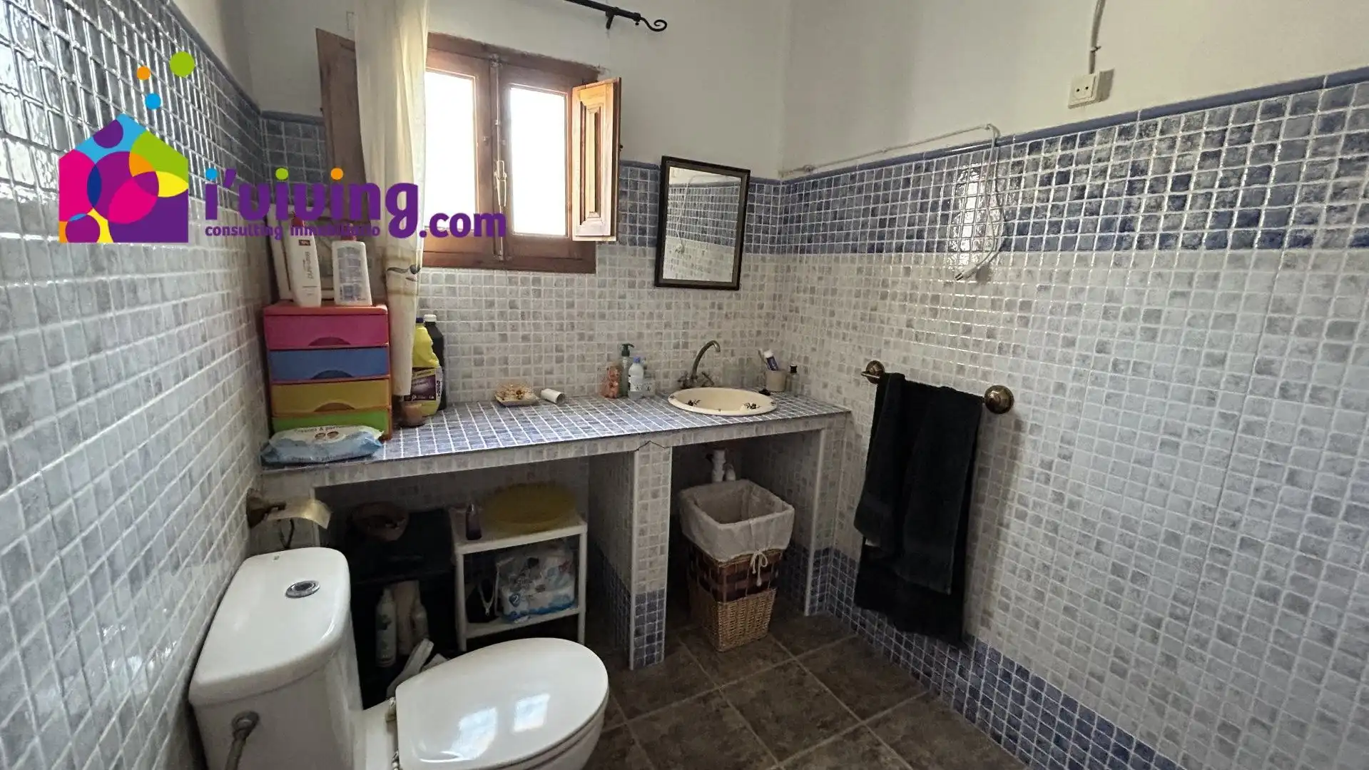 Baño de Finca rústica de alquiler en Cantoria
