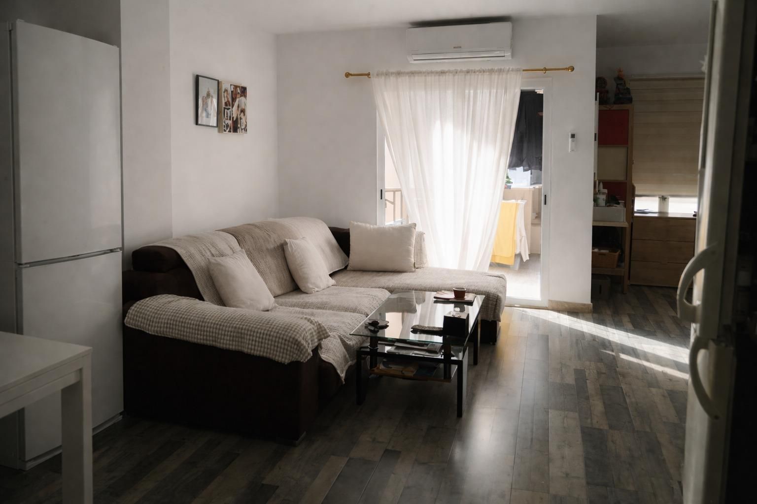 Sala d'estar de Pis en venda en  Palma de Mallorca amb Aire condicionat, Parquet i Balcó