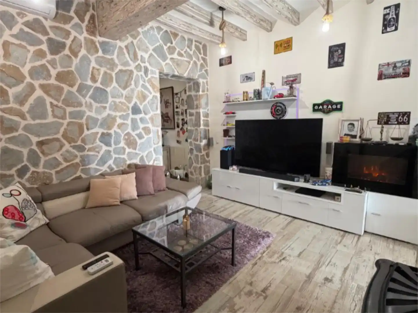 Sala d'estar de Pis en venda en Muro amb Aire condicionat i Piscina