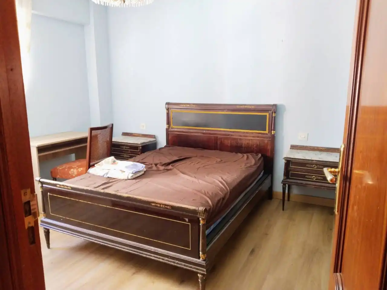 Bedroom of Flat for rent in Burgos  with Heating, Parquet flooring and Furnished