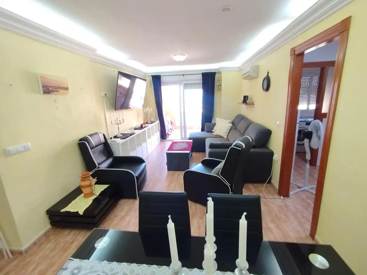 Sala de estar de Apartamento en venta en La Manga del Mar Menor con Aire acondicionado, Calefacción y Terraza
