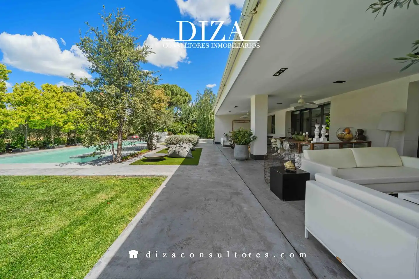 Terraza de Casa o chalet en venta en Boadilla del Monte con Aire acondicionado, Calefacción y Jardín privado