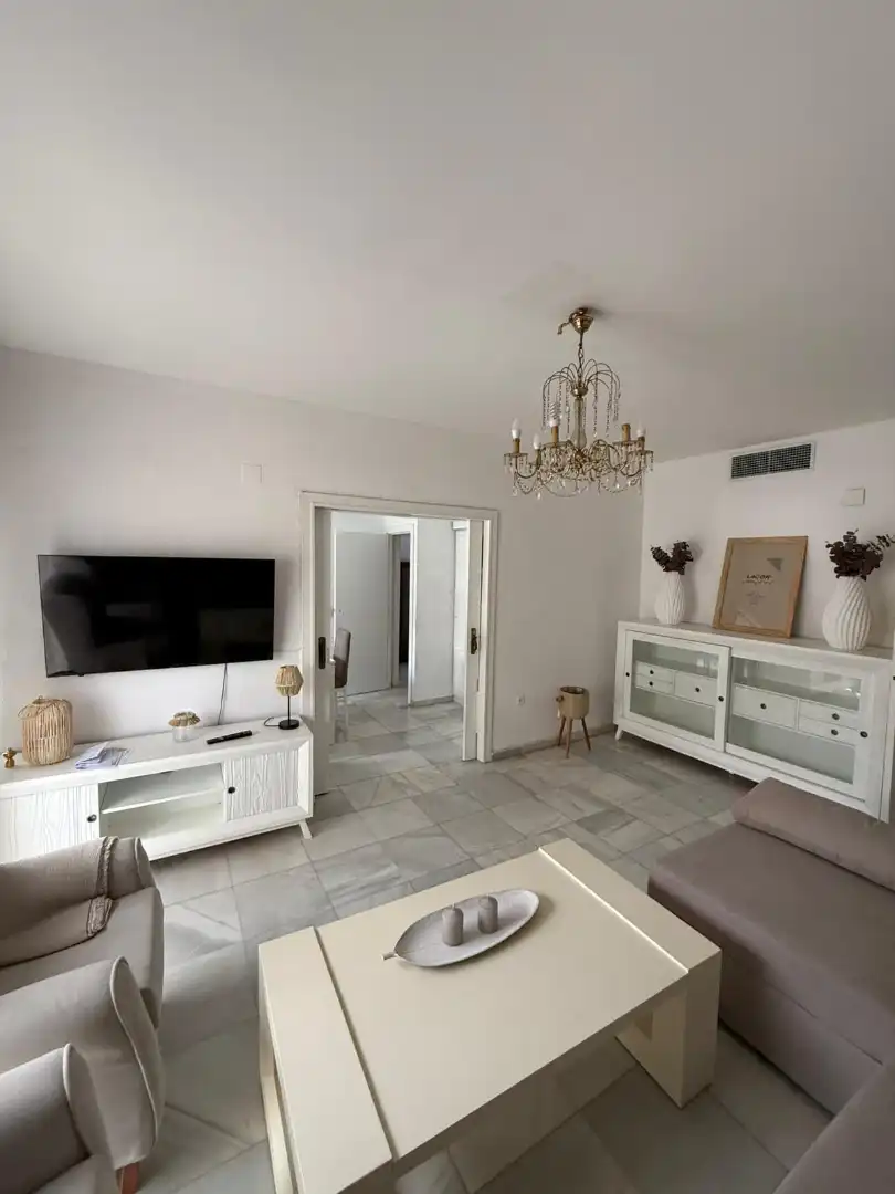 Living room of Flat for rent in Badajoz  with Air Conditioner, Heating and Terrace