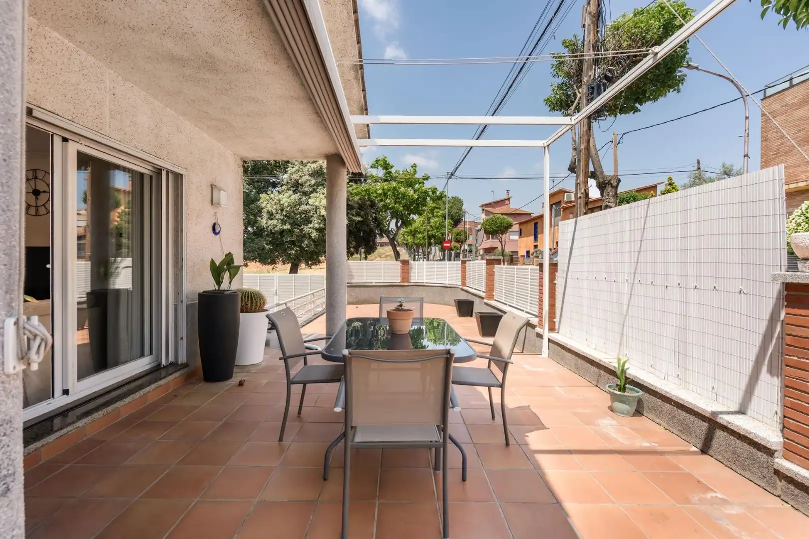 Terraza de Casa adosada en venta en Parets del Vallès con Aire acondicionado, Calefacción y Jardín privado