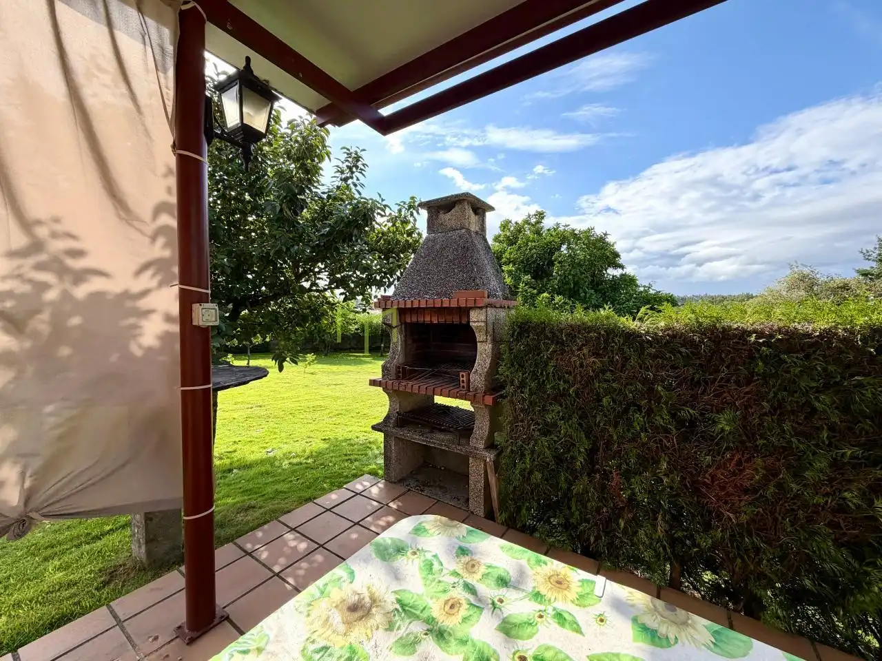 Terrassa de Casa o xalet en venda en Teo amb Calefacció, Jardí privat i Terrassa