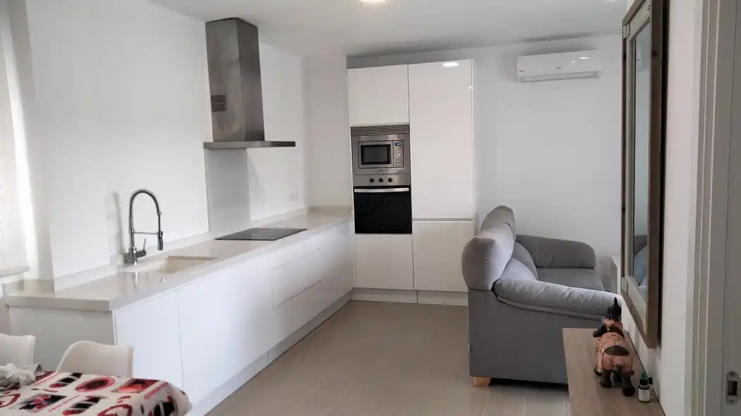 Cuina de Apartament en venda en Xeraco amb Aire condicionat, Terrassa i Traster