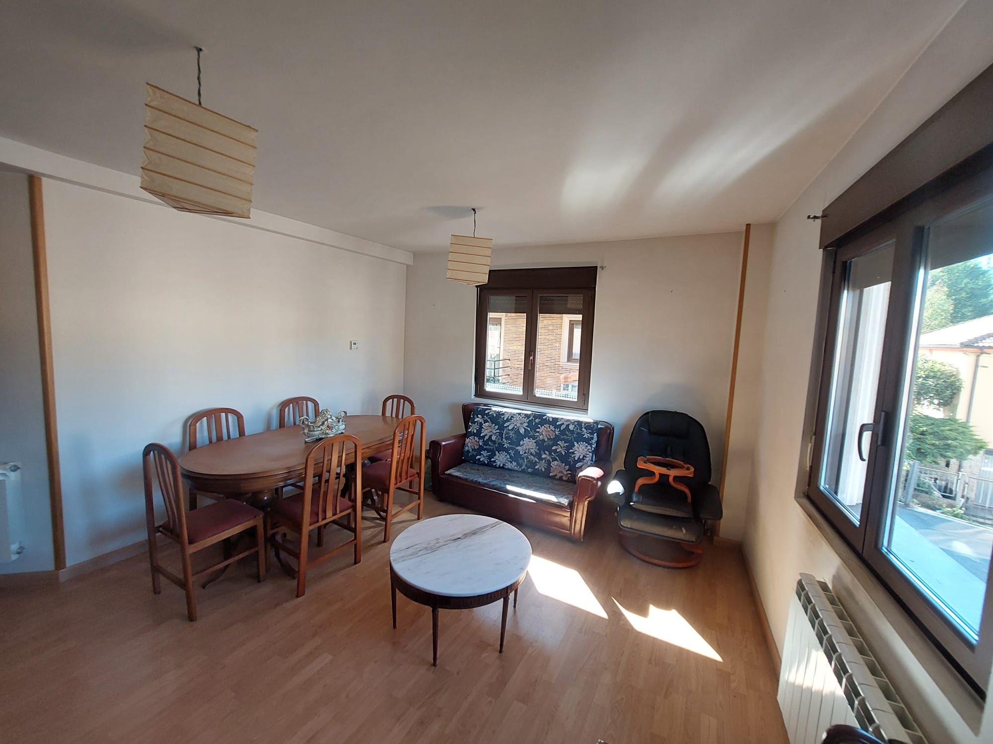 Living room of Flat for sale in La Robla   with Heating and Balcony