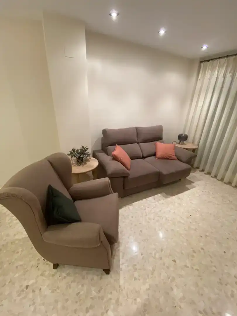 Living room of Flat for rent in Picanya  with Air Conditioner and Swimming Pool