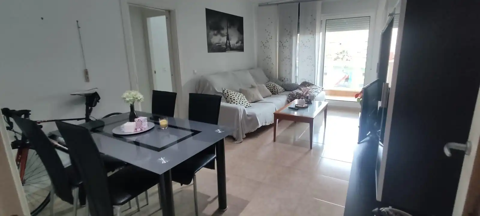 Living room of Flat for sale in Roquetas de Mar  with Terrace and Community pool