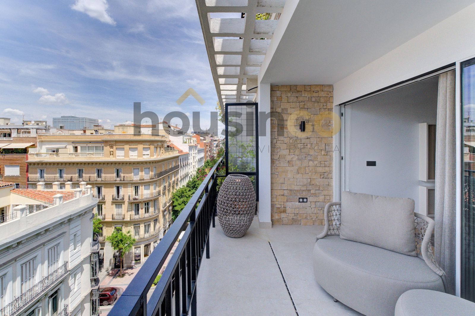 Terrace of Attic for sale in  Madrid Capital  with Air Conditioner, Heating and Parquet flooring