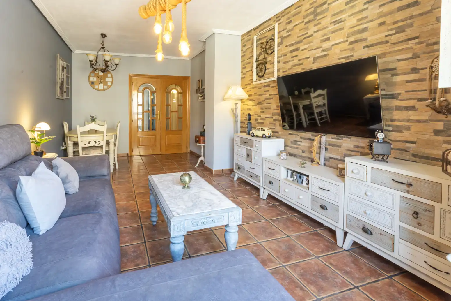 Sala de estar de Piso en venta en Molina de Segura con Aire acondicionado y Calefacción