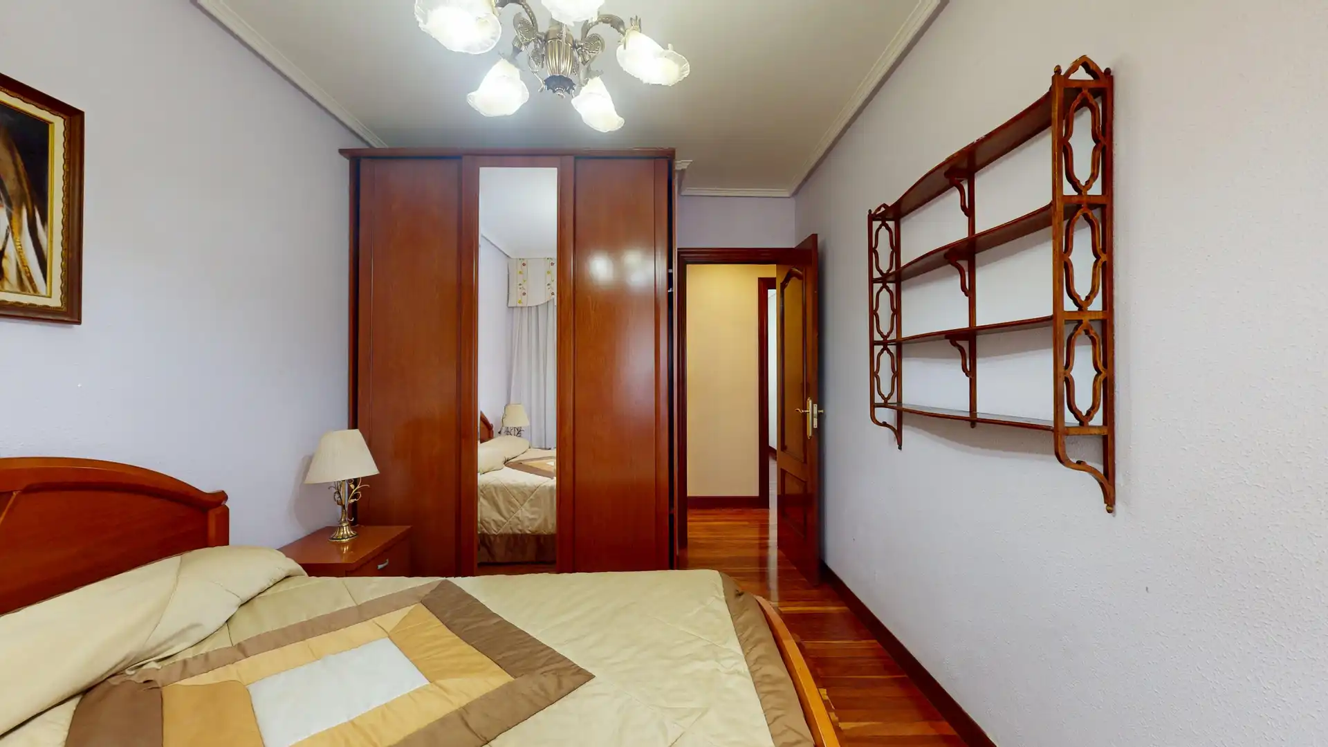 Schlafzimmer von Wohnung zum Verkauf in Barakaldo  mit Heizung und Balkon