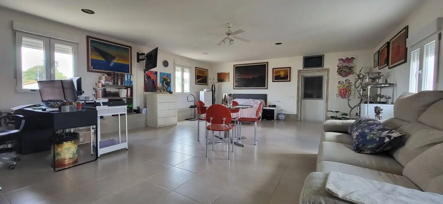 Sala de estar de Casa o chalet en venta en Sant Jaume d'Enveja con Aire acondicionado y Trastero