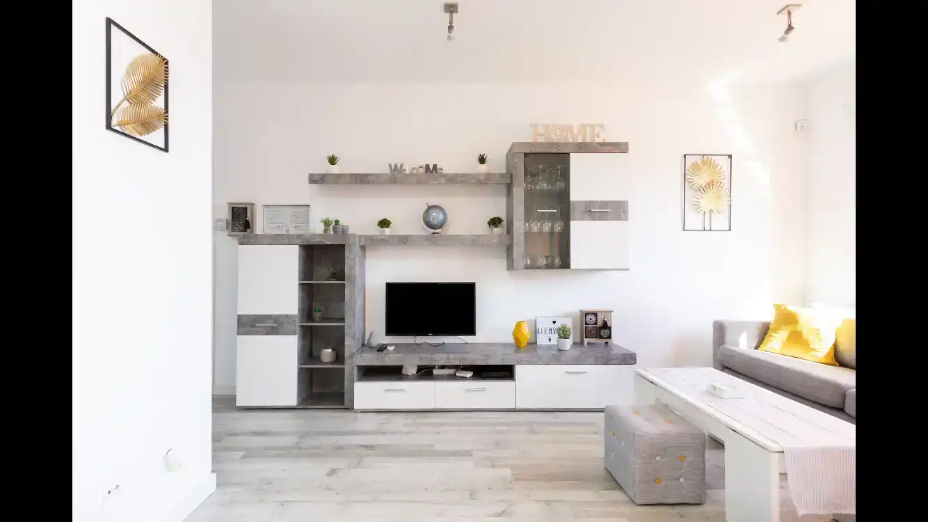 Wohnzimmer von Wohnung zur Miete in El Rosario mit Klimaanlage und Schwimmbad