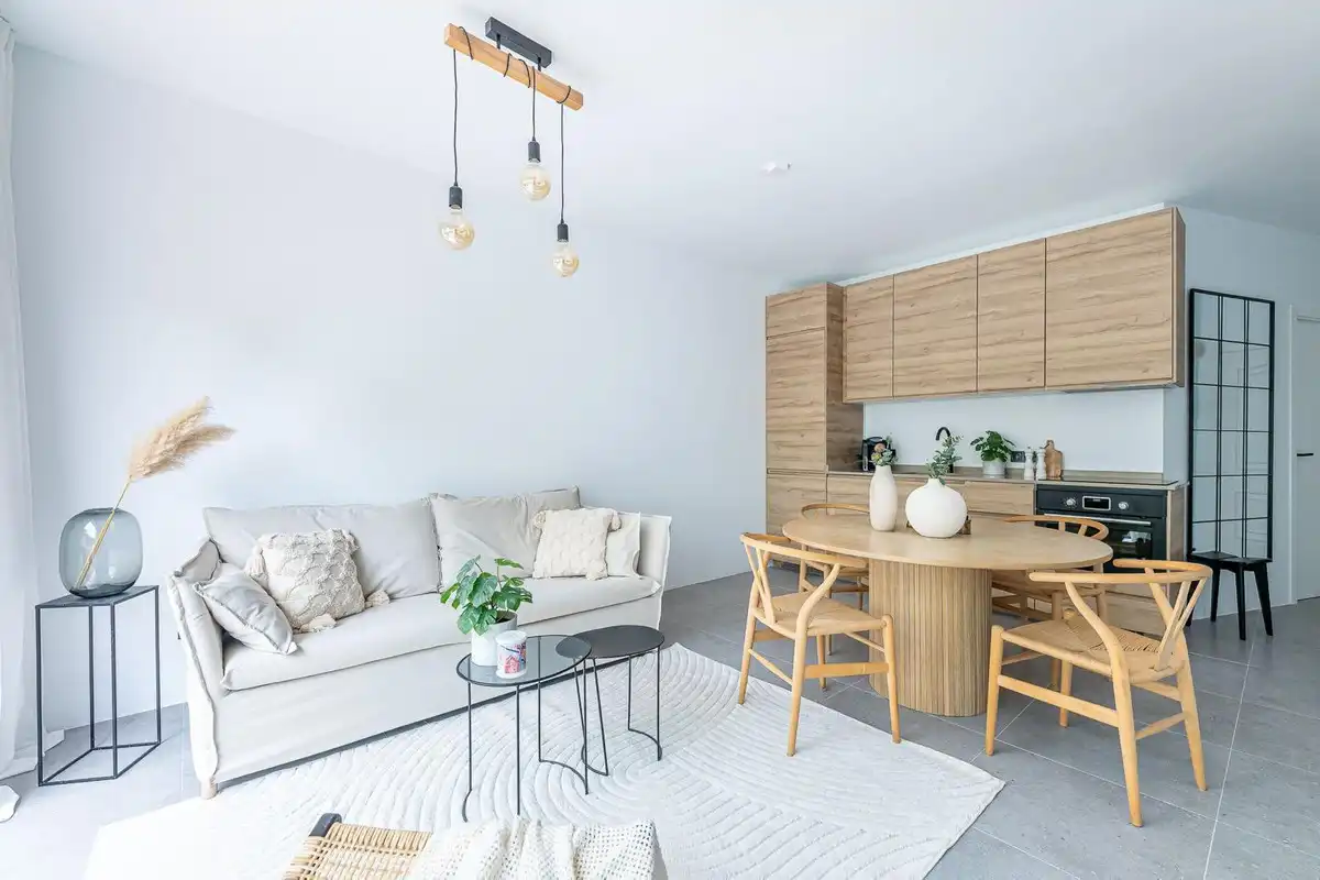 Living room of Flat for rent in Marbella  with Air Conditioner, Heating and Terrace