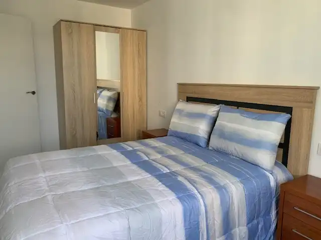 Bedroom of Flat for rent in Ferrol  with Air Conditioner, Heating and Furnished