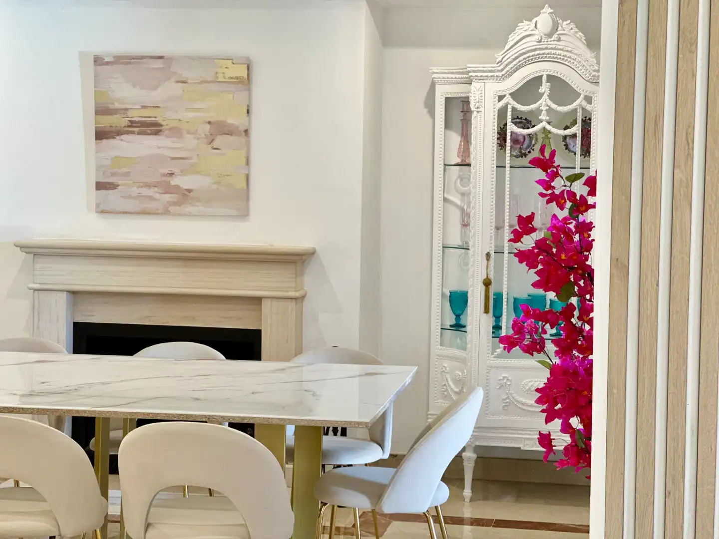 Dining room of Houses for rent in Marbella  with Air Conditioner, Heating and Private garden