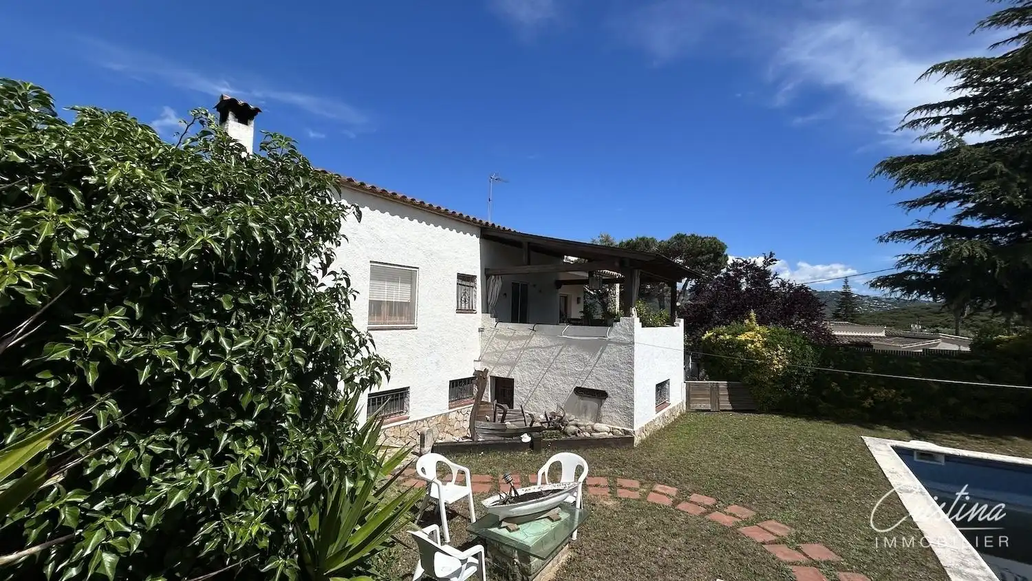 Jardí de Casa o xalet en venda en Santa Cristina d'Aro amb Calefacció
