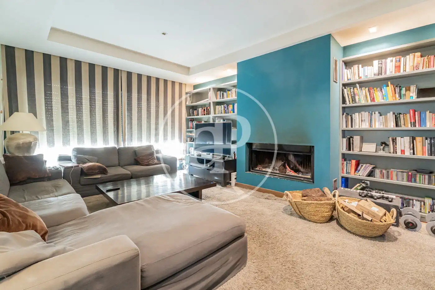Living room of Houses for sale in Boadilla del Monte  with Air Conditioner, Heating and Private garden
