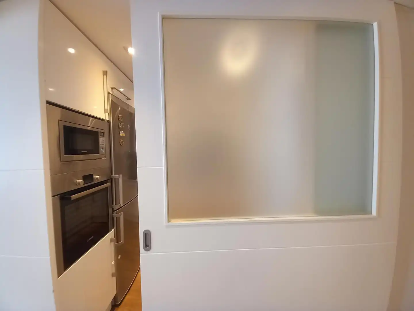 Küche von Wohnung zur Miete in Barcelona mit Klimaanlage, Heizung und Parkett