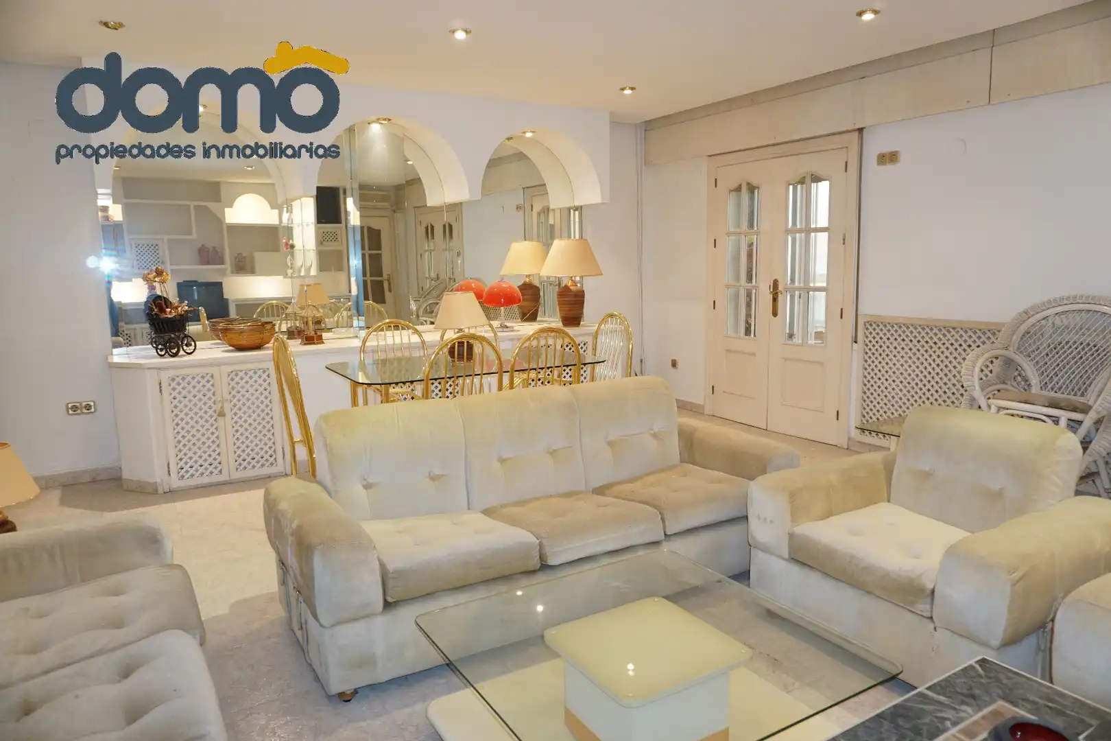 Living room of Attic for sale in Granada  with Heating, Terrace and Furnished
