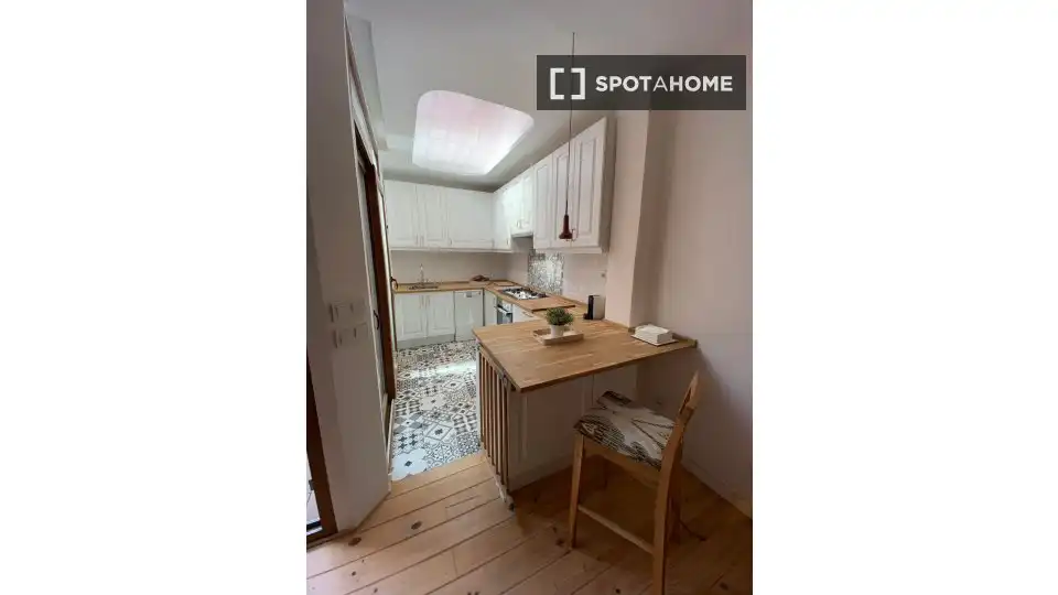 Kitchen of Flat for rent in Valencia  with Air Conditioner, Heating and Furnished