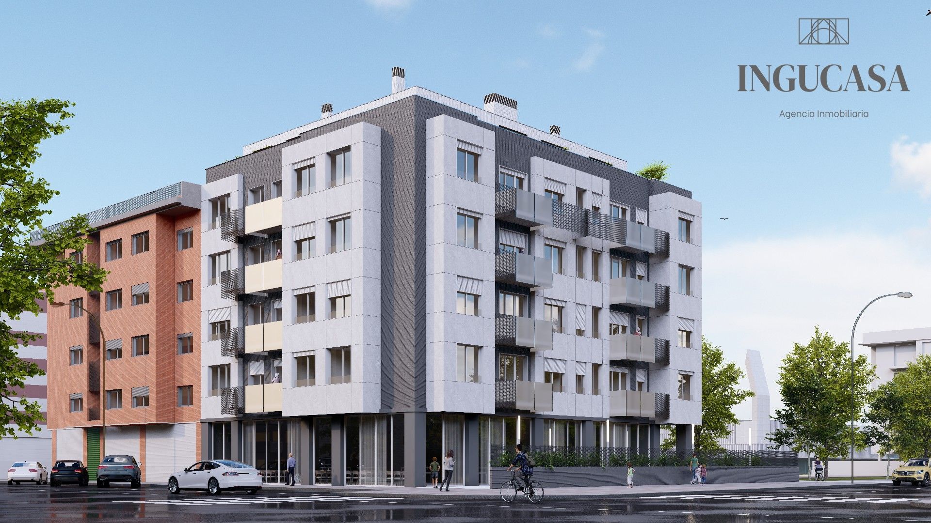 Exterior view of Apartment for sale in Palencia Capital  with Heating and Terrace