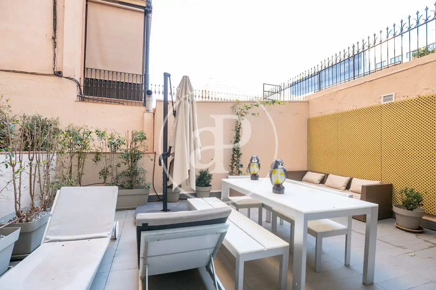 Terraza de Piso de alquiler en Barcelona con Aire acondicionado, Calefacción y Terraza