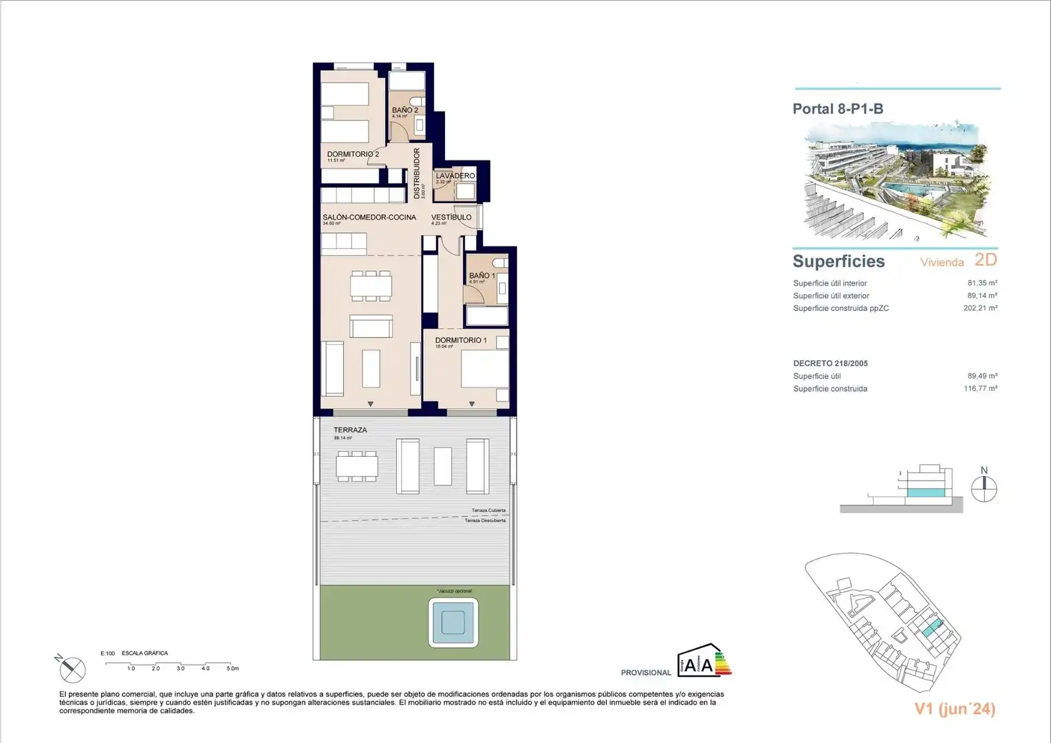 Apartament amb terrassa en venda a Calle Calle de Capri, imagen 17