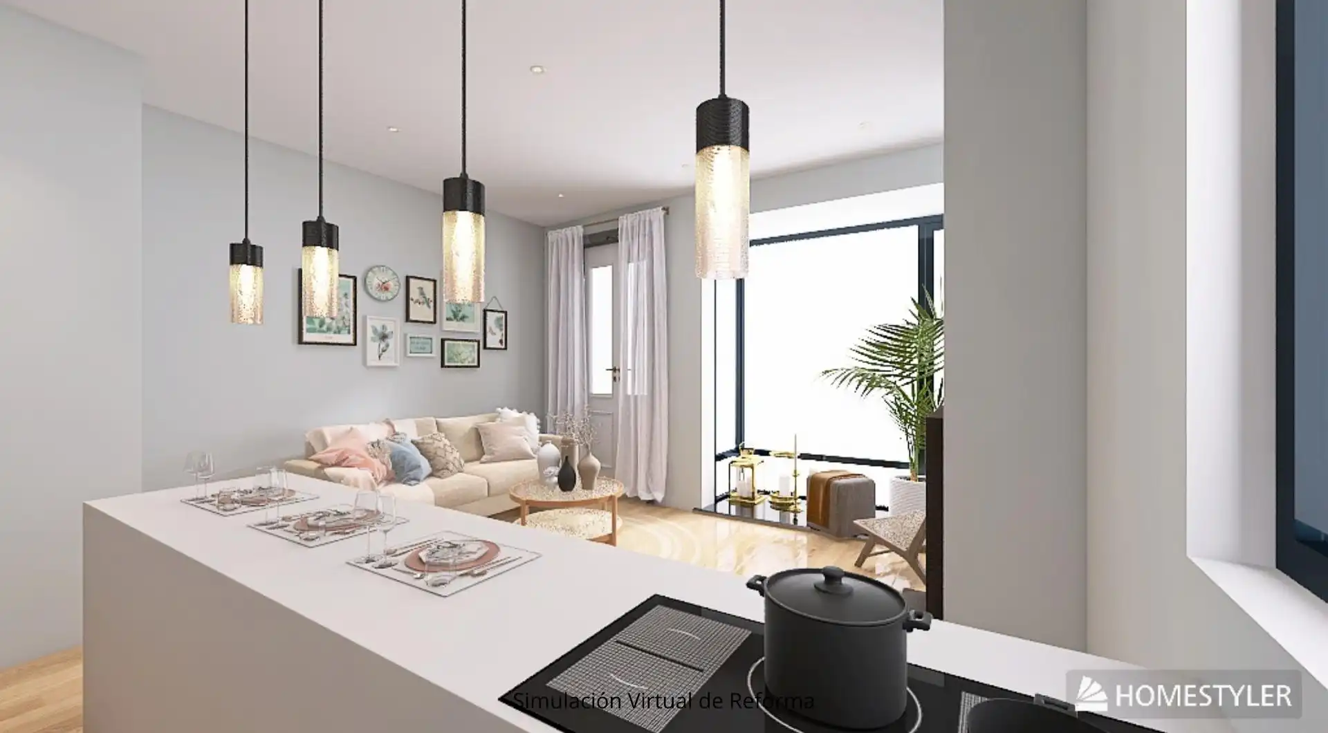 Sala de estar de Piso en venta en Bilbao  con Calefacción, Terraza y Balcón