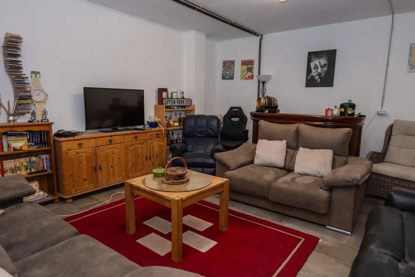 Sala de estar de Casa adosada en venta en Murla con Terraza, Amueblado y Piscina comunitaria