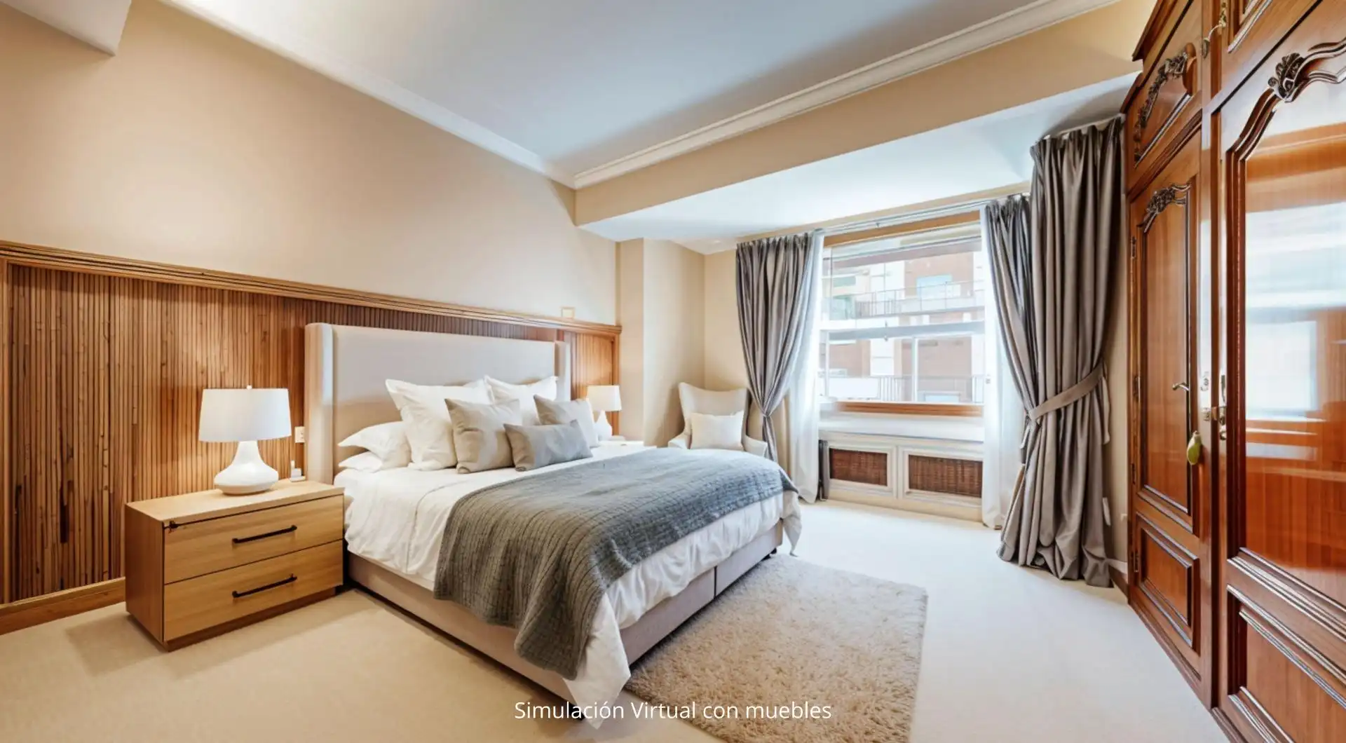 Bedroom of Flat for sale in Bilbao   with Heating, Terrace and Balcony