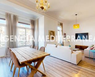 Dining room of Flat to rent in  Valencia Capital  with Air Conditioner and Heating