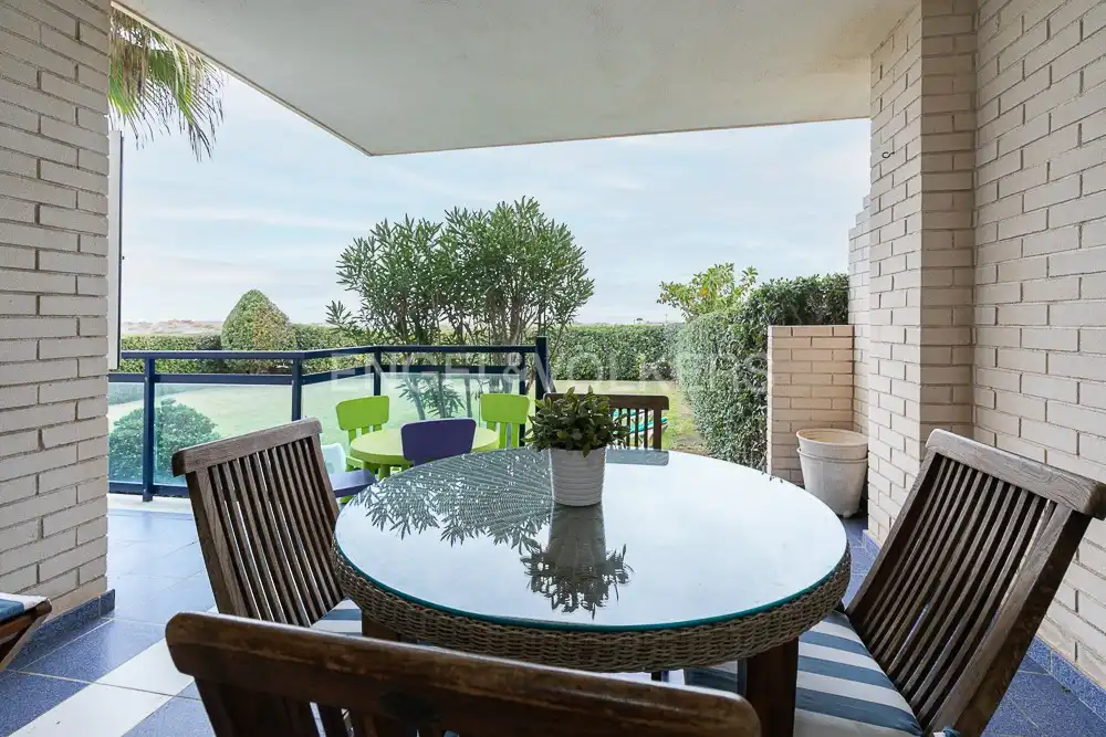 Terraza de Apartamento en venta en Xeraco con Aire acondicionado, Calefacción y Jardín privado