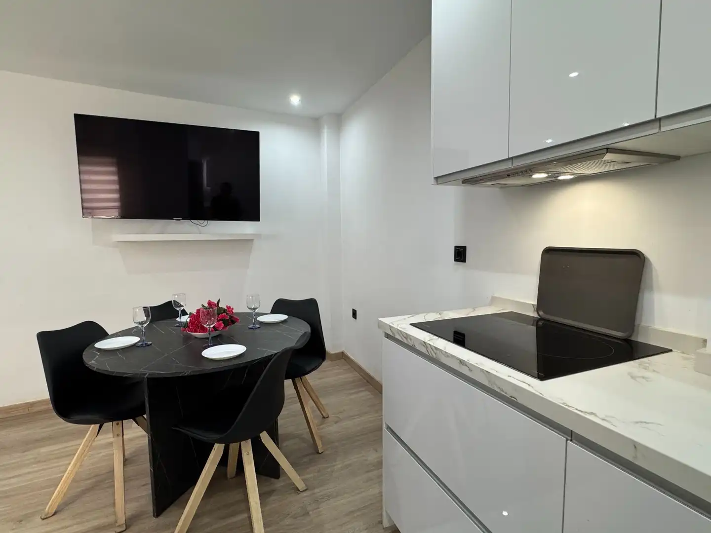 Kitchen of Flat for sale in Málaga  with Air Conditioner, Heating and Furnished
