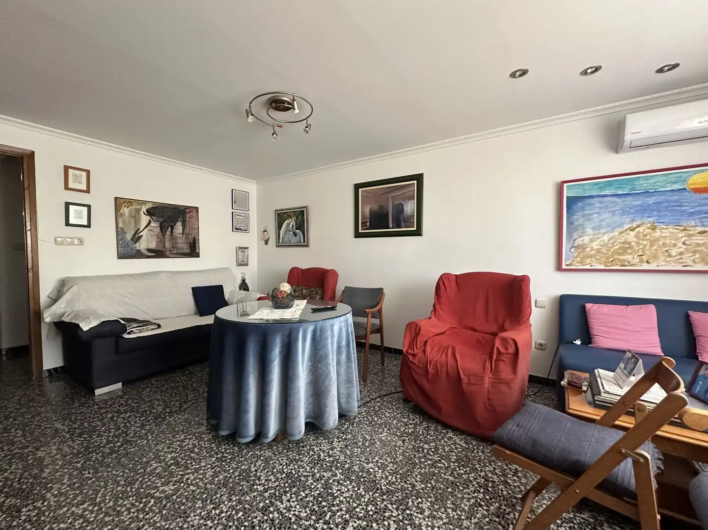 Sala de estar de Piso en venta en Ontinyent con Calefacción y Trastero