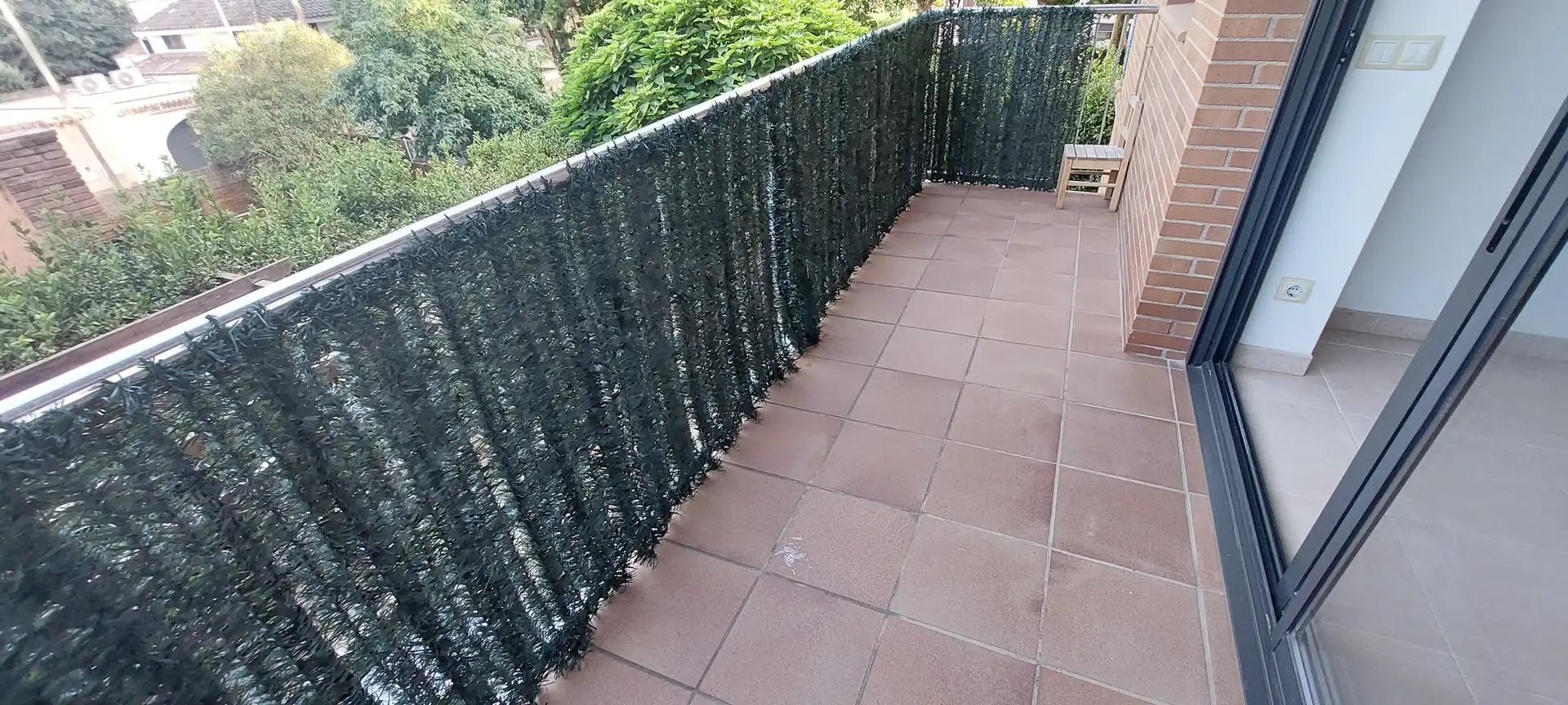 Terrasse von Wohnung zur Miete in Vallgorguina mit Heizung, Parkett und Balkon