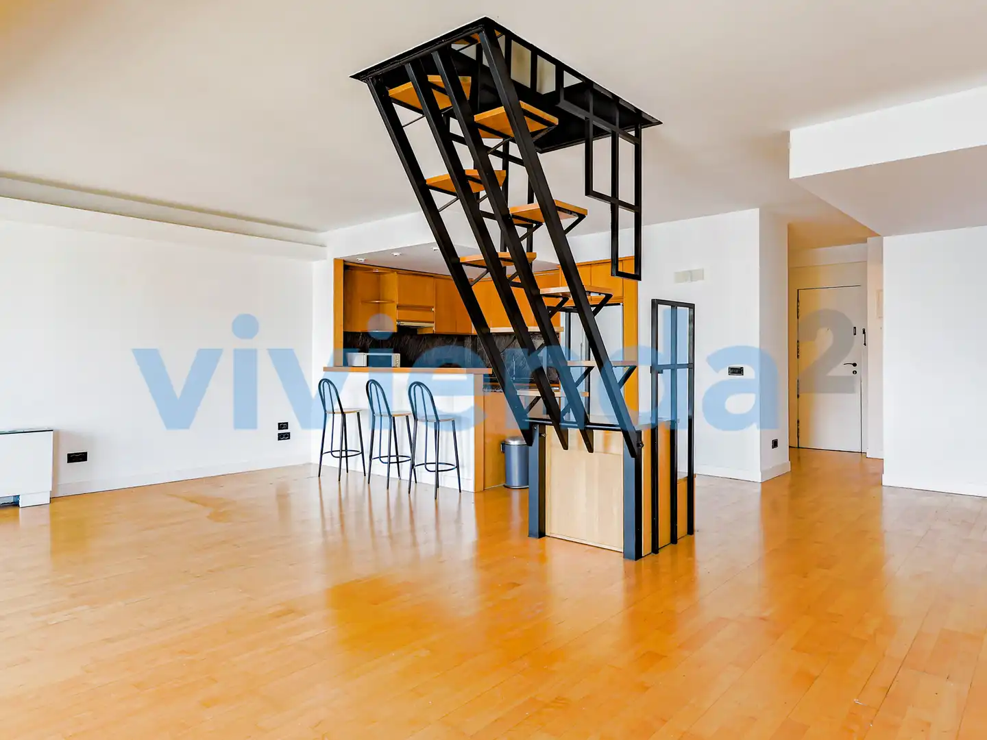 Küche von Wohnung zur Miete in Madrid mit Heizung und Balkon