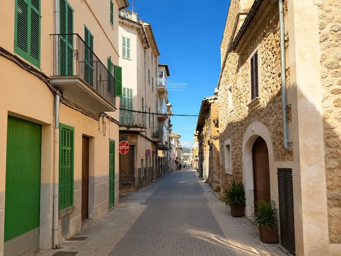 Vista exterior de Casa adosada en venda en Sa Pobla amb Calefacció, Terrassa i Alarma