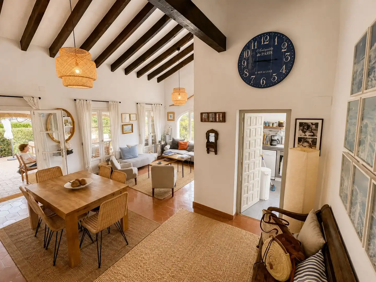 Sala de estar de Casa o chalet de alquiler en Jávea / Xàbia con Calefacción, Jardín privado y Terraza