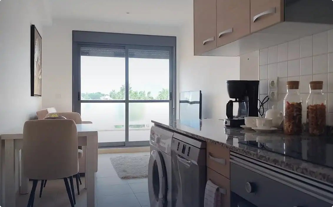 Cocina de Apartamento en venta en Vera con Aire acondicionado, Jardín privado y Terraza