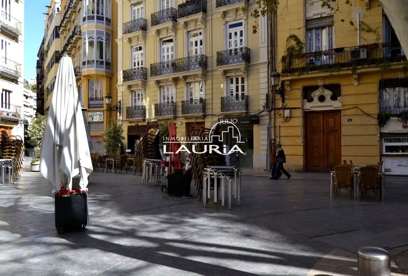 Vista exterior de Oficina de alquiler en Valencia con Aire acondicionado