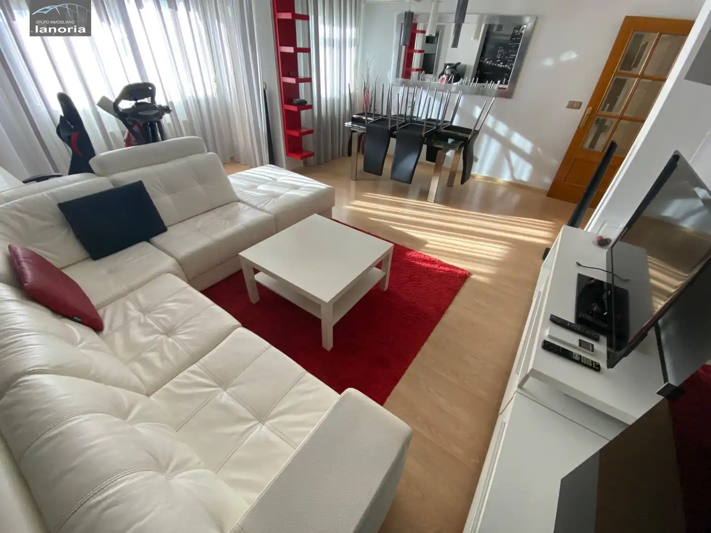 Sala de estar de Ático en venta en  Albacete Capital con Calefacción, Terraza y Amueblado