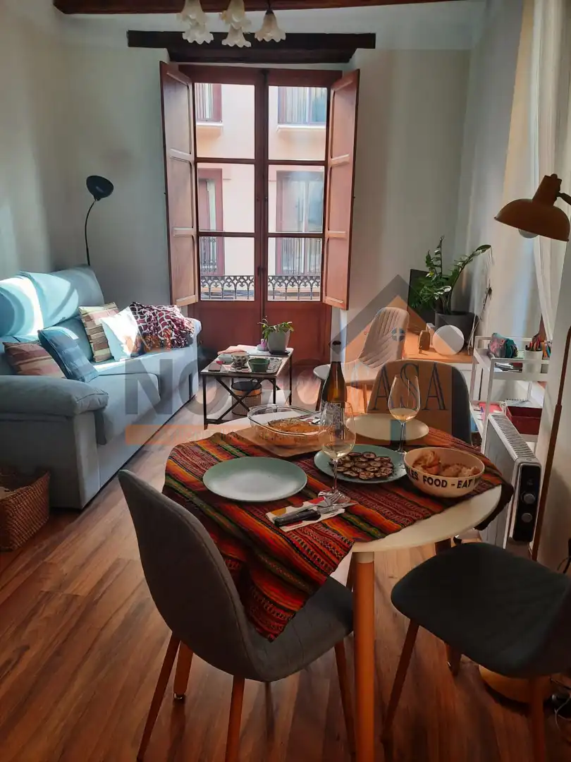 Living room of Flat for rent in Valencia  with Air Conditioner
