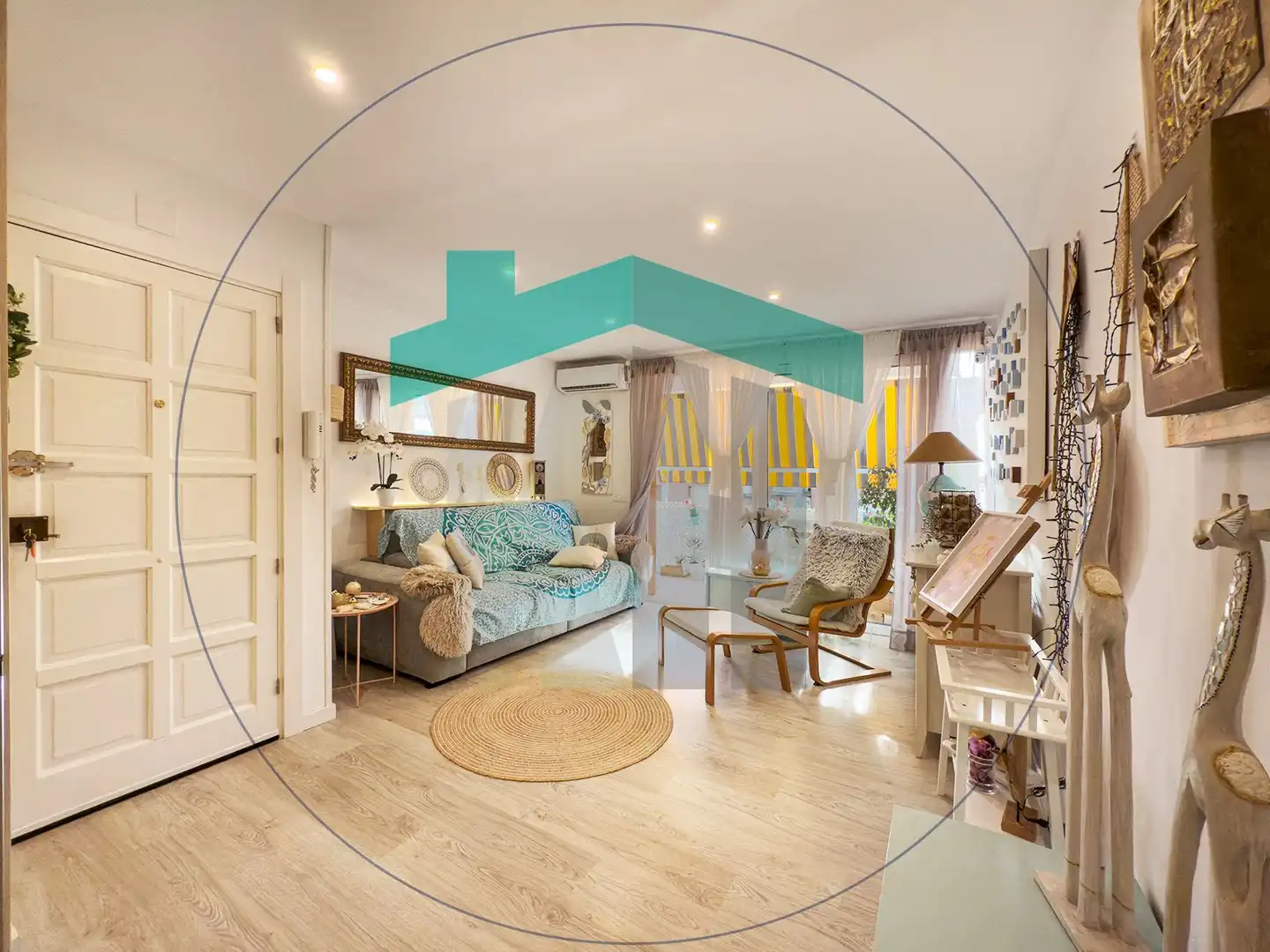 Sala de estar de Piso en venta en Cunit con Aire acondicionado, Calefacción y Terraza