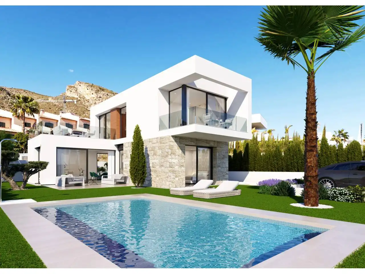 Villa avec piscine à vendre à Golf Bahía
