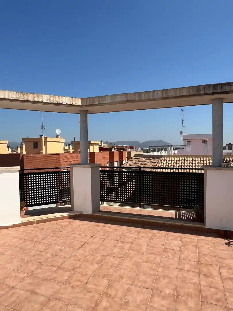 Terrasse von Dachboden zur Miete in Massamagrell mit Klimaanlage, Heizung und Terrasse
