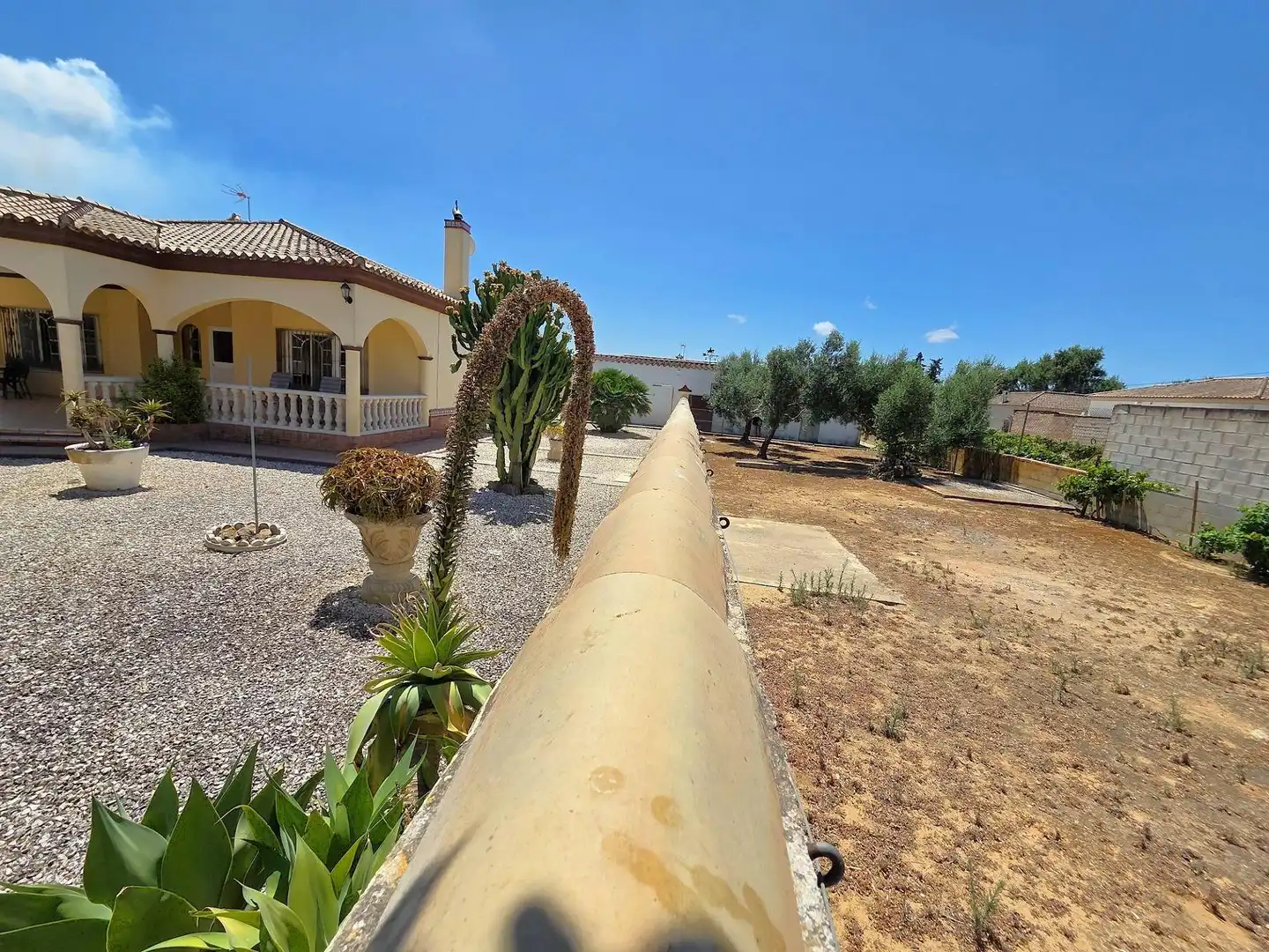 Vista exterior de Casa o xalet en venda en Chiclana de la Frontera amb Jardí privat
