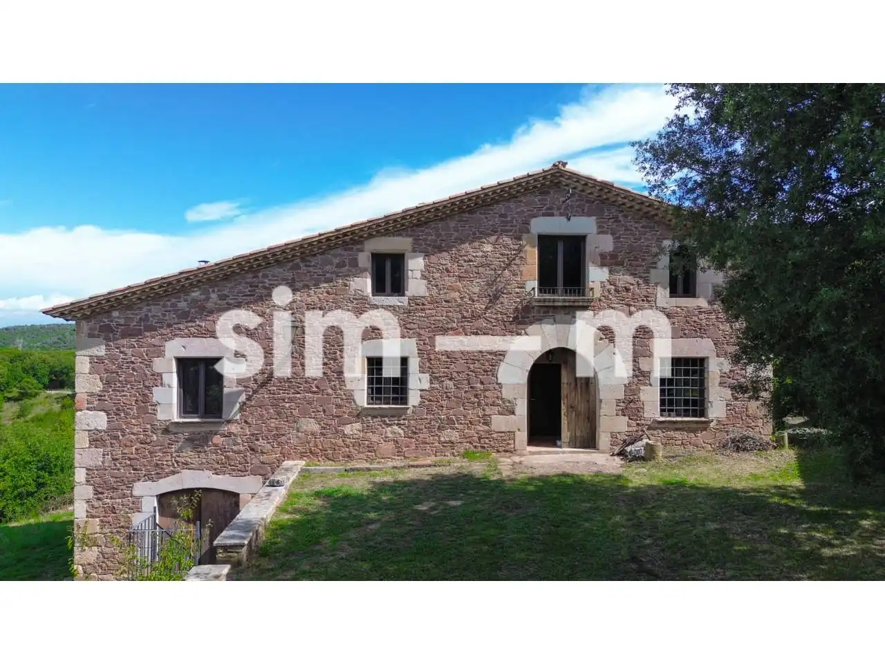 Vista exterior de Finca rústica en venda en El Brull amb Calefacció, Jardí privat i Terrassa